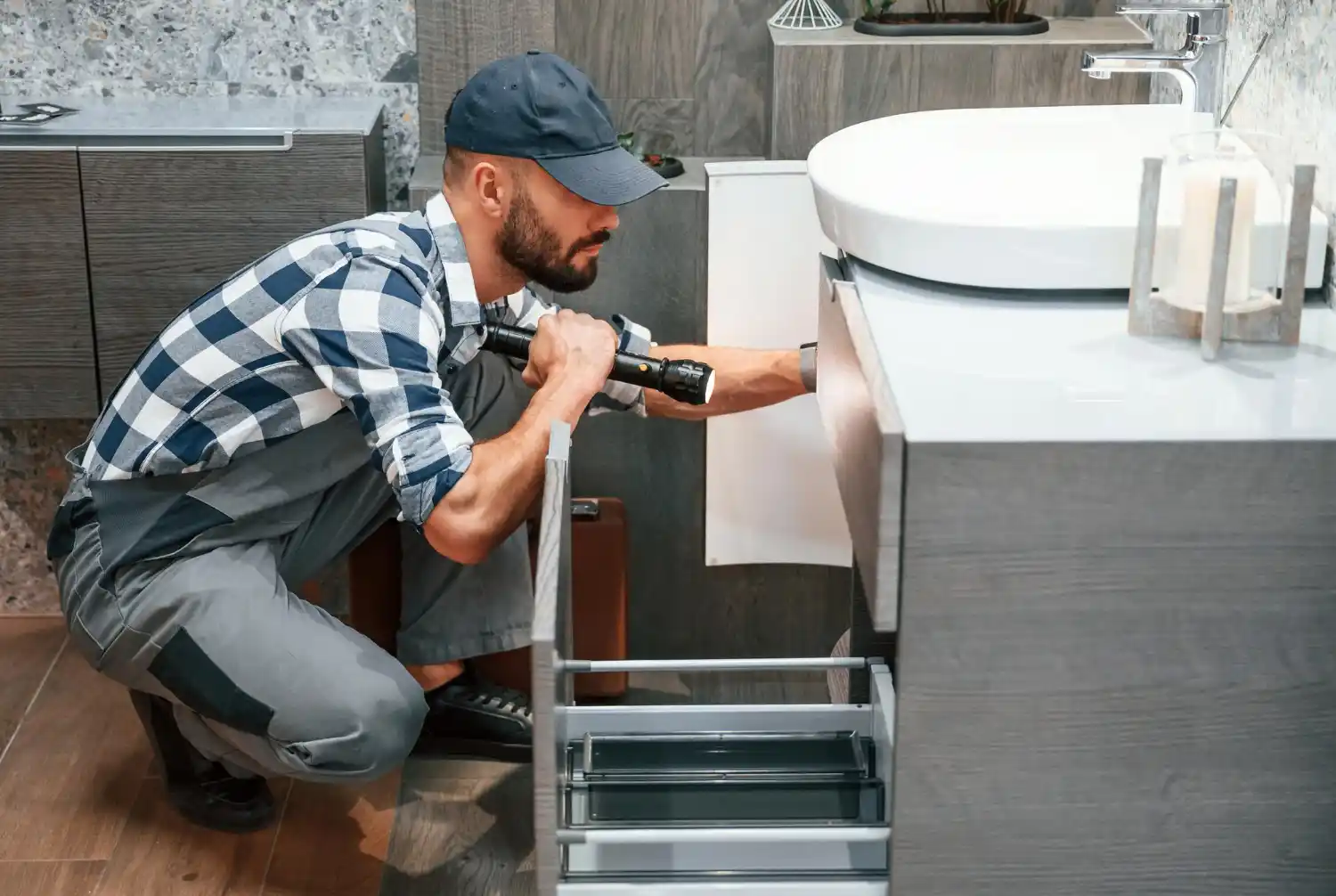 Experienced plumber repairing burst pipes to prevent water damage and restore plumbing systems