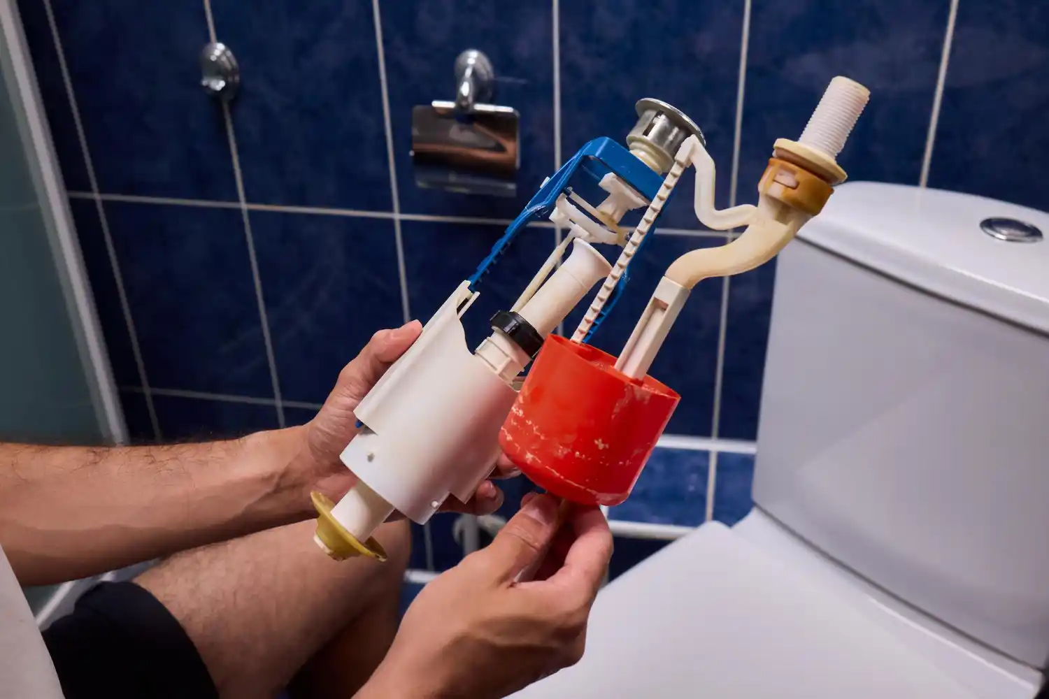 Emergency plumber in Plumpton repairing burst pipe in residential property