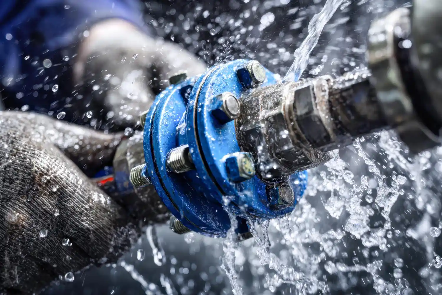 Emergency plumber fixing a burst pipe and handling urgent plumbing repairs in Oxford property