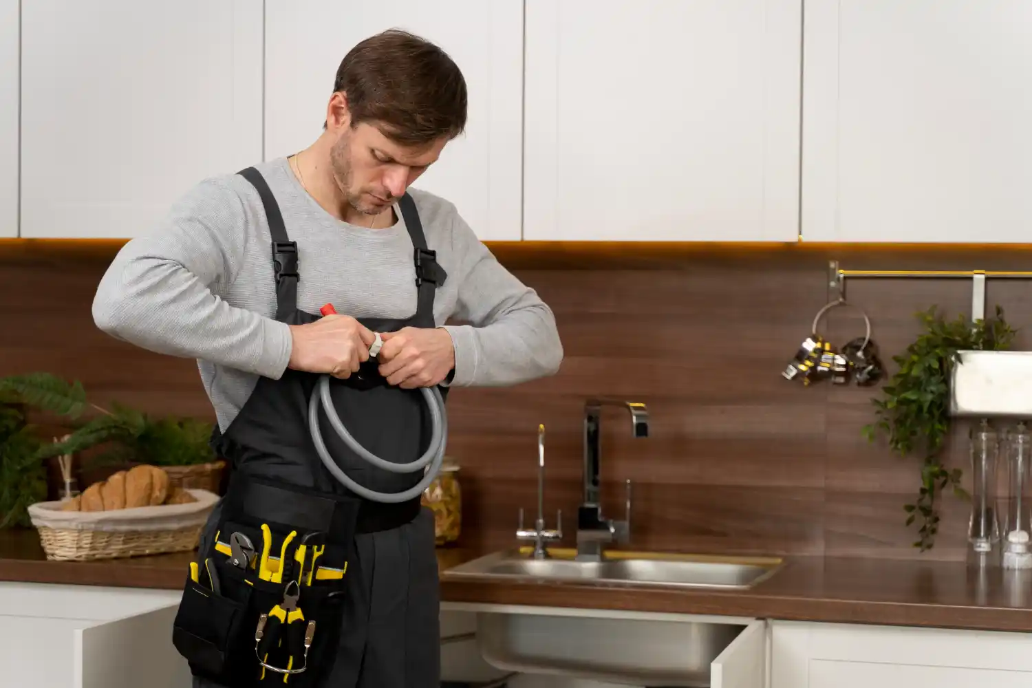 Emergency plumber in Chilworth responding quickly to urgent plumbing repairs and leaks