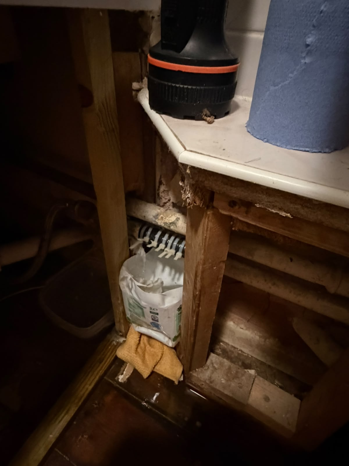Pipe Leaking in the Bathroom